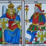 L'Impératrice et L'Empereur du tarot de Marseille