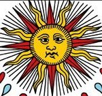 Le Soleil du tarot de Marseille