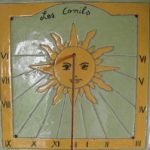 cadran solaire carre soleil bleu 1