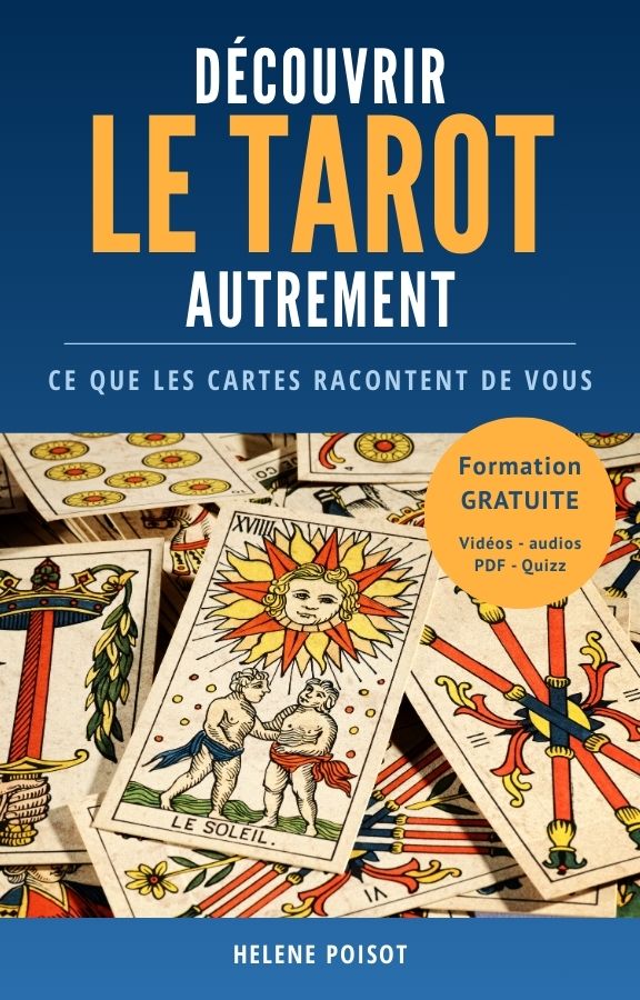 Couverture du playbook "Découvrir le Tarot Autrement" d'Hélène Poisot — formation au Tarot de Marseille
