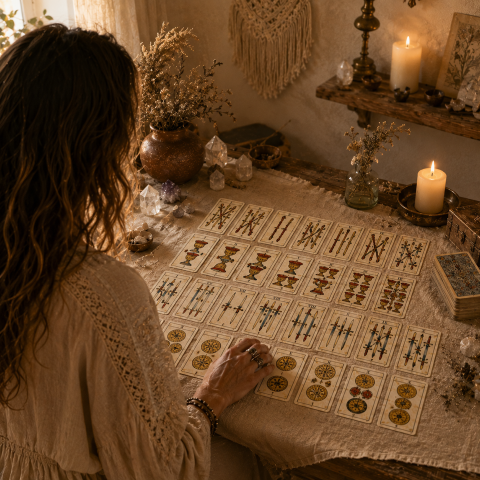 Tarot de marseille les mineures